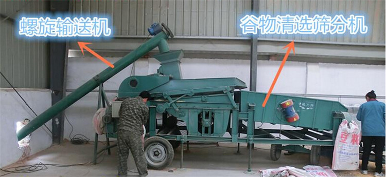 輸送機加篩分機